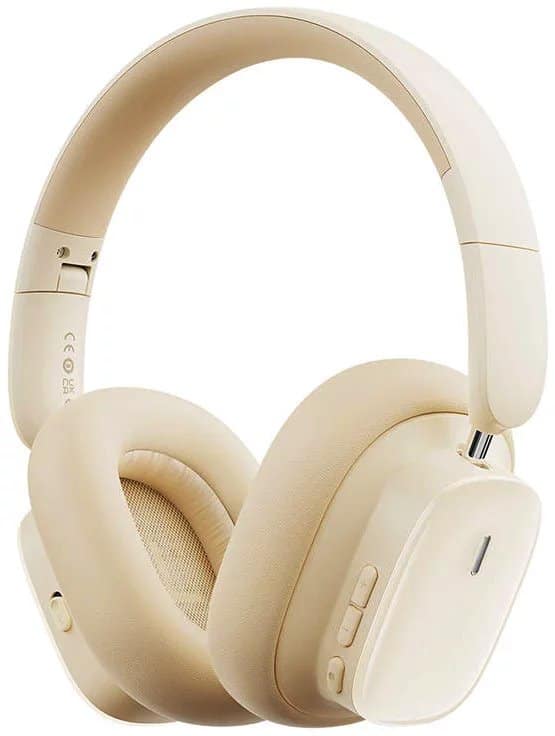 BASEUS BOWIE H1i NOICE-CENCELLATION WIRELESS HEADPHONES | GOLD